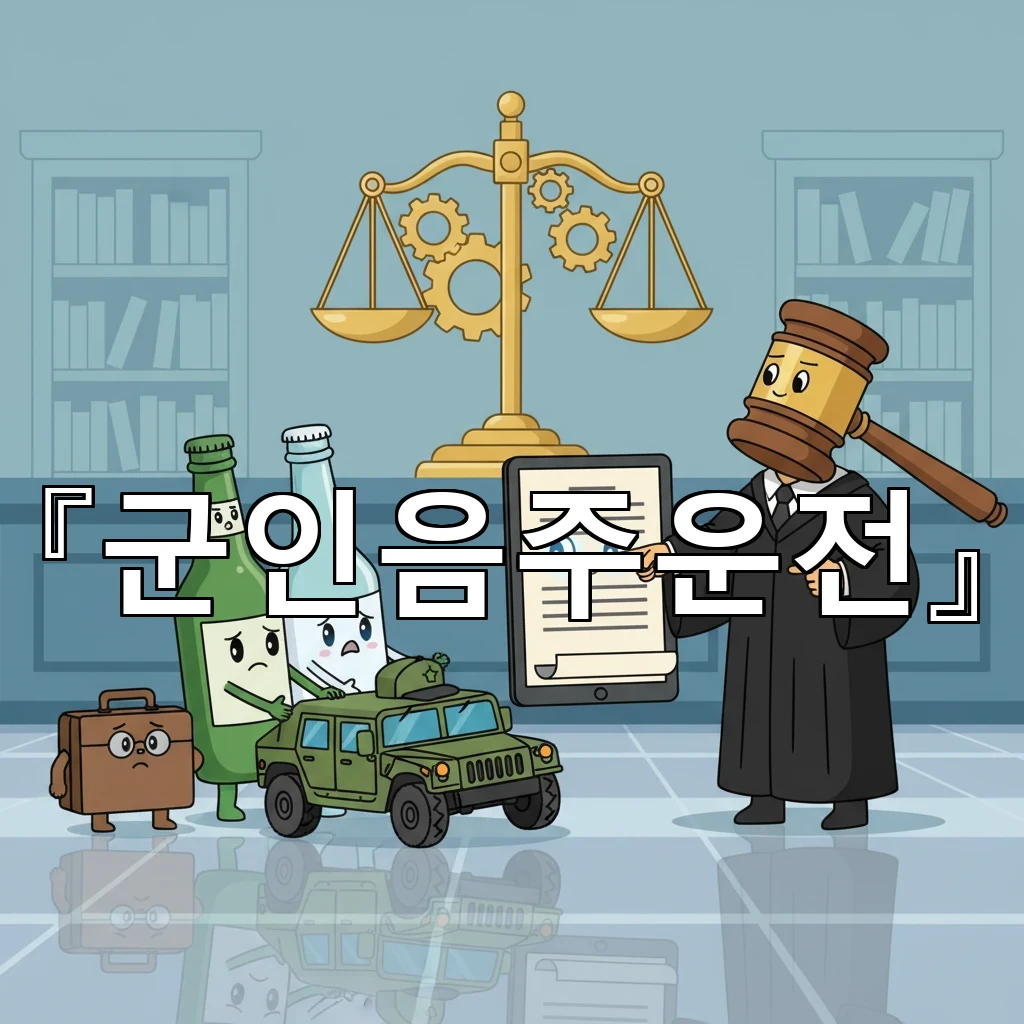 군인음주운전 복무 중 적발 시 징계와 형사 절차 이해하기