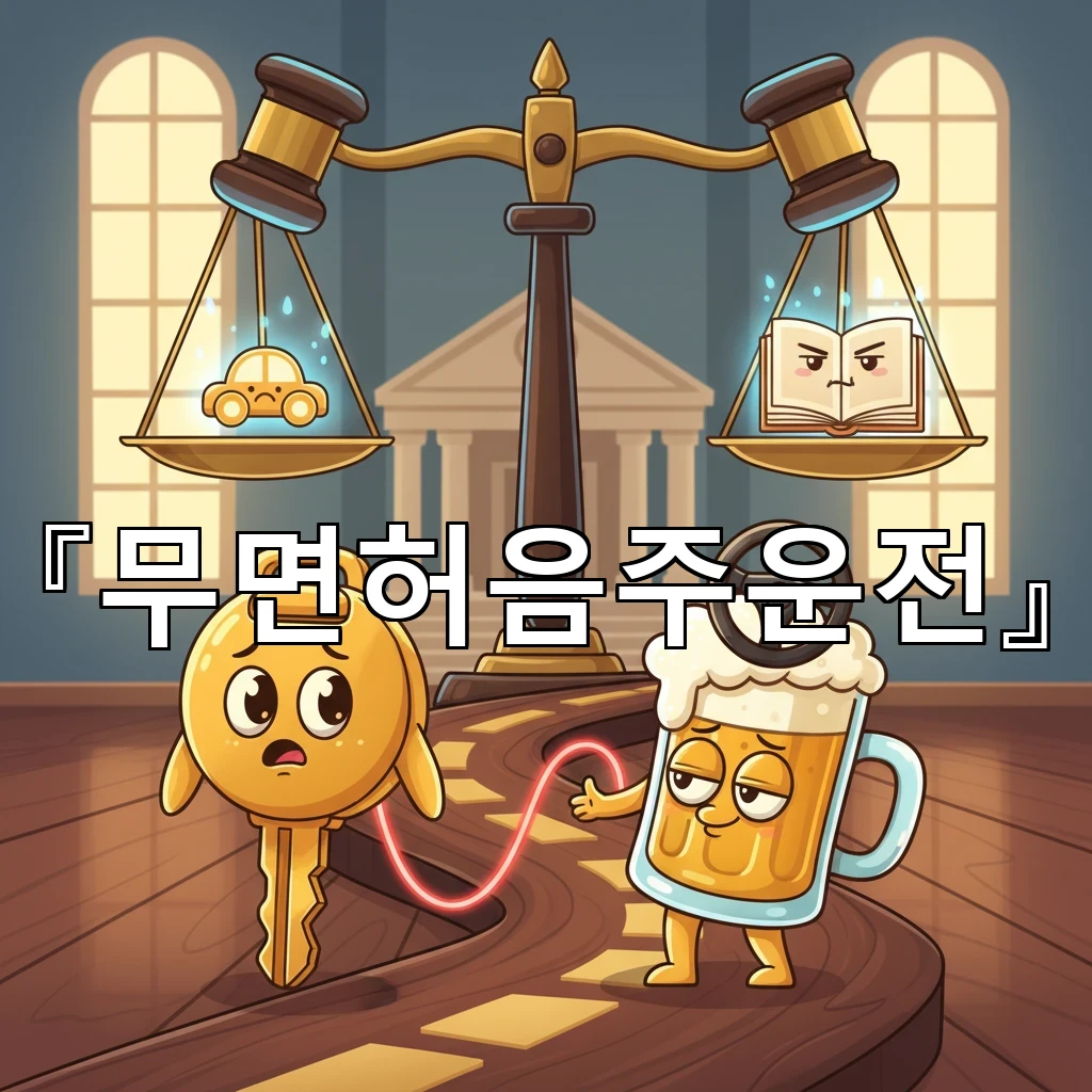 무면허음주운전 야간 교차로 진입 전 판단을 가다듬는 체크리스트