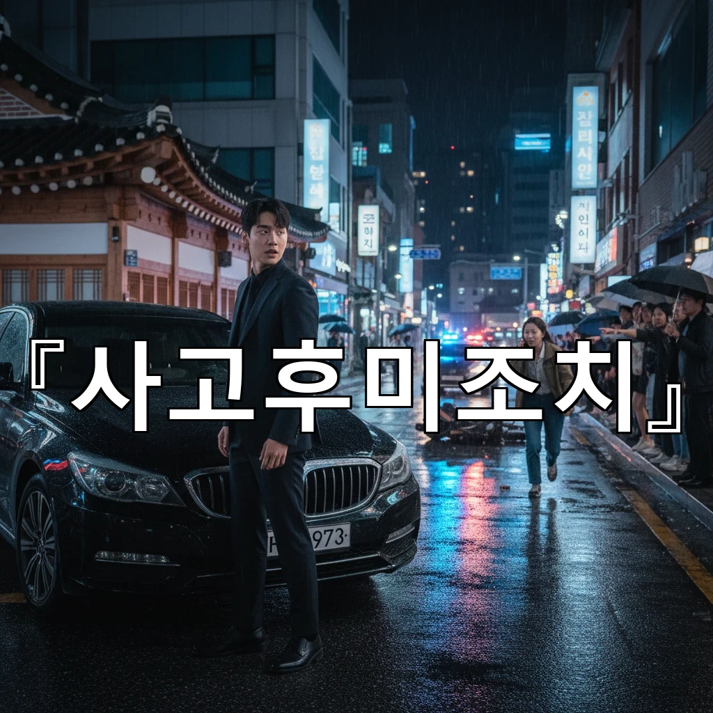 사고후미조치 순간의 선택이 남기는 법적 결과와 현명한 대응