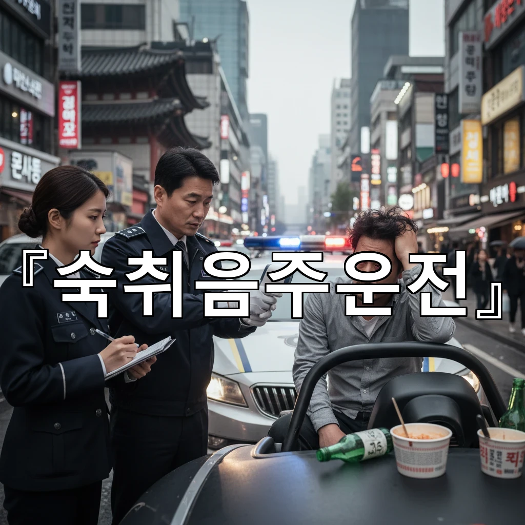 숙취음주운전 전날 가벼운 술자리였다 해도 운전 결정을 미루자