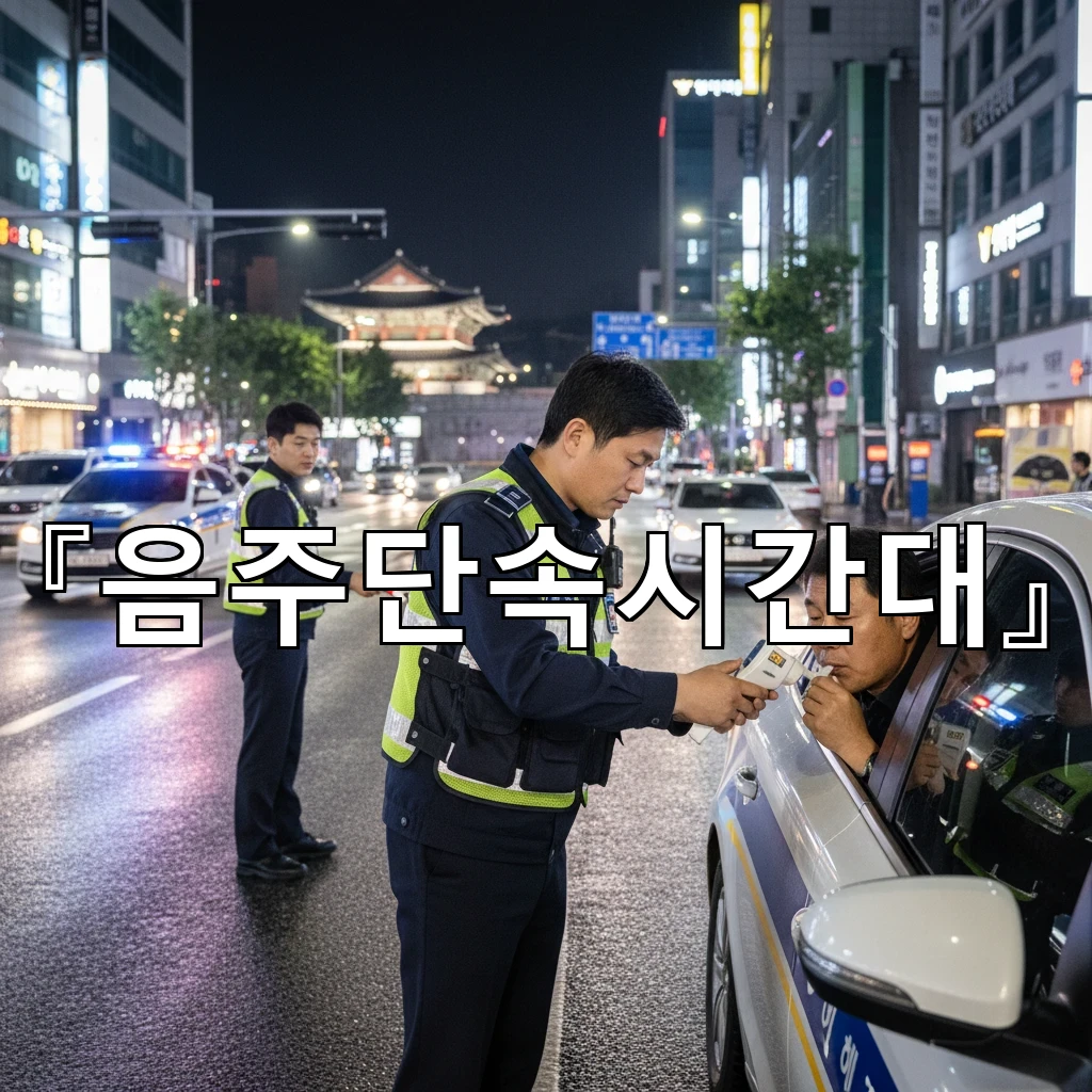 음주단속시간대 변화로 달라진 귀가길 체크리스트 준비하기