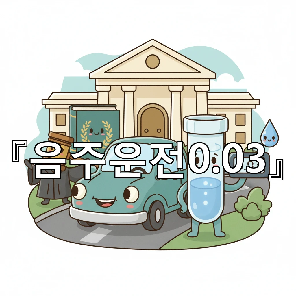 음주운전0.03 경미하다는 착각을 경계하며 기록과 일정 관리법