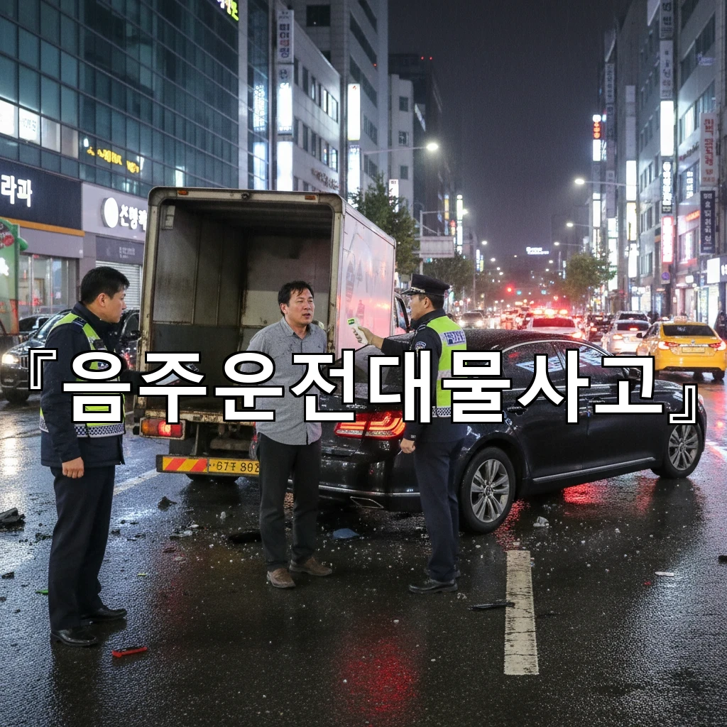 음주운전대물사고 블랙박스 영상 확보와 진술 정리 핵심 요령
