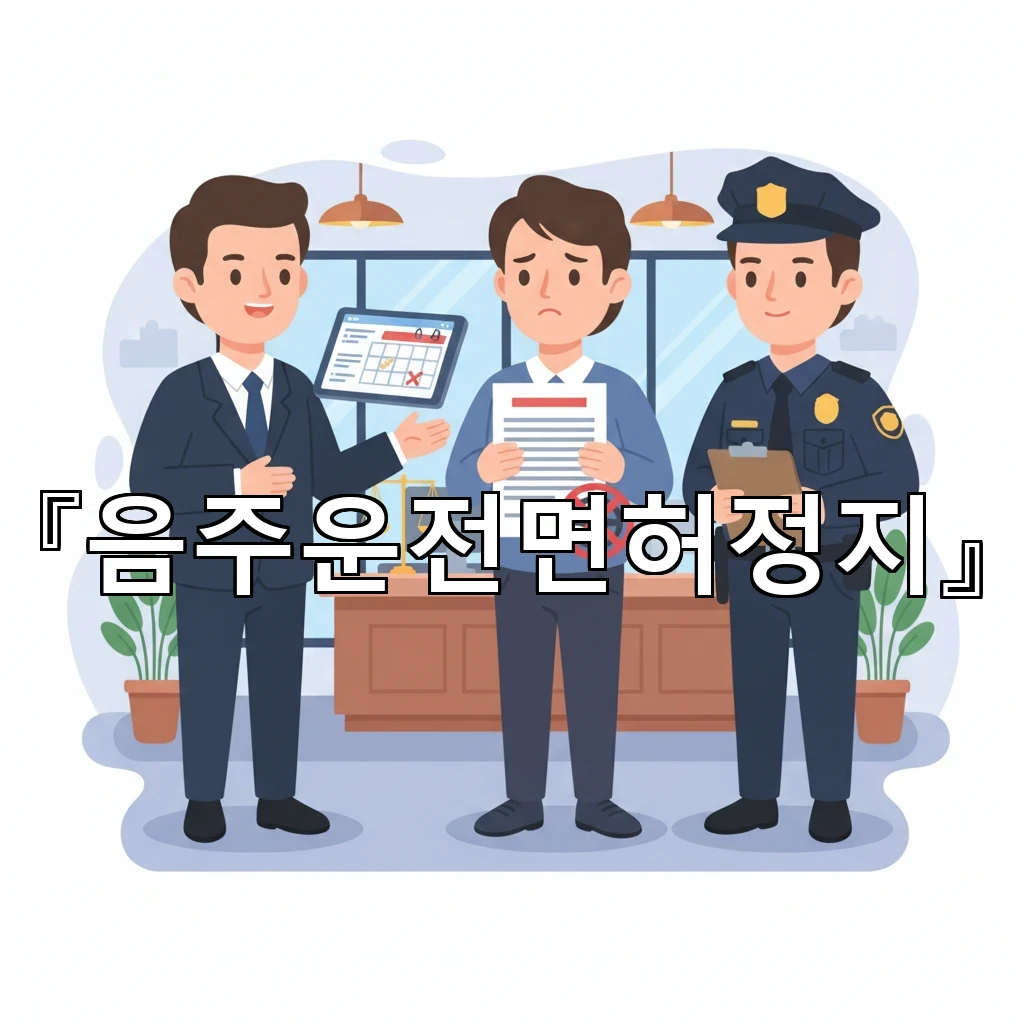 음주운전면허정지 첫 통보 후 대응 요령을 체크리스트로 풀어보기