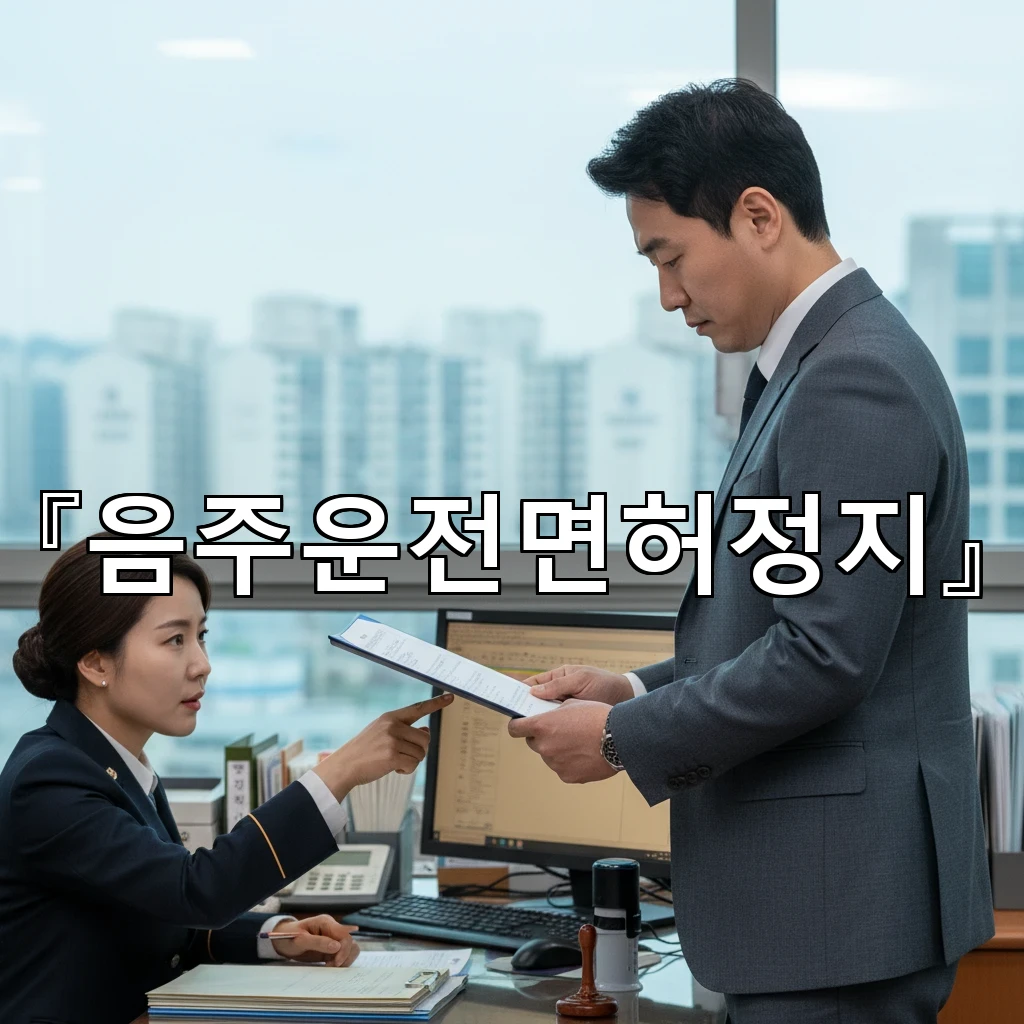 음주운전면허정지 사유별 행정처분 흐름을 사례 중심으로 이해하기