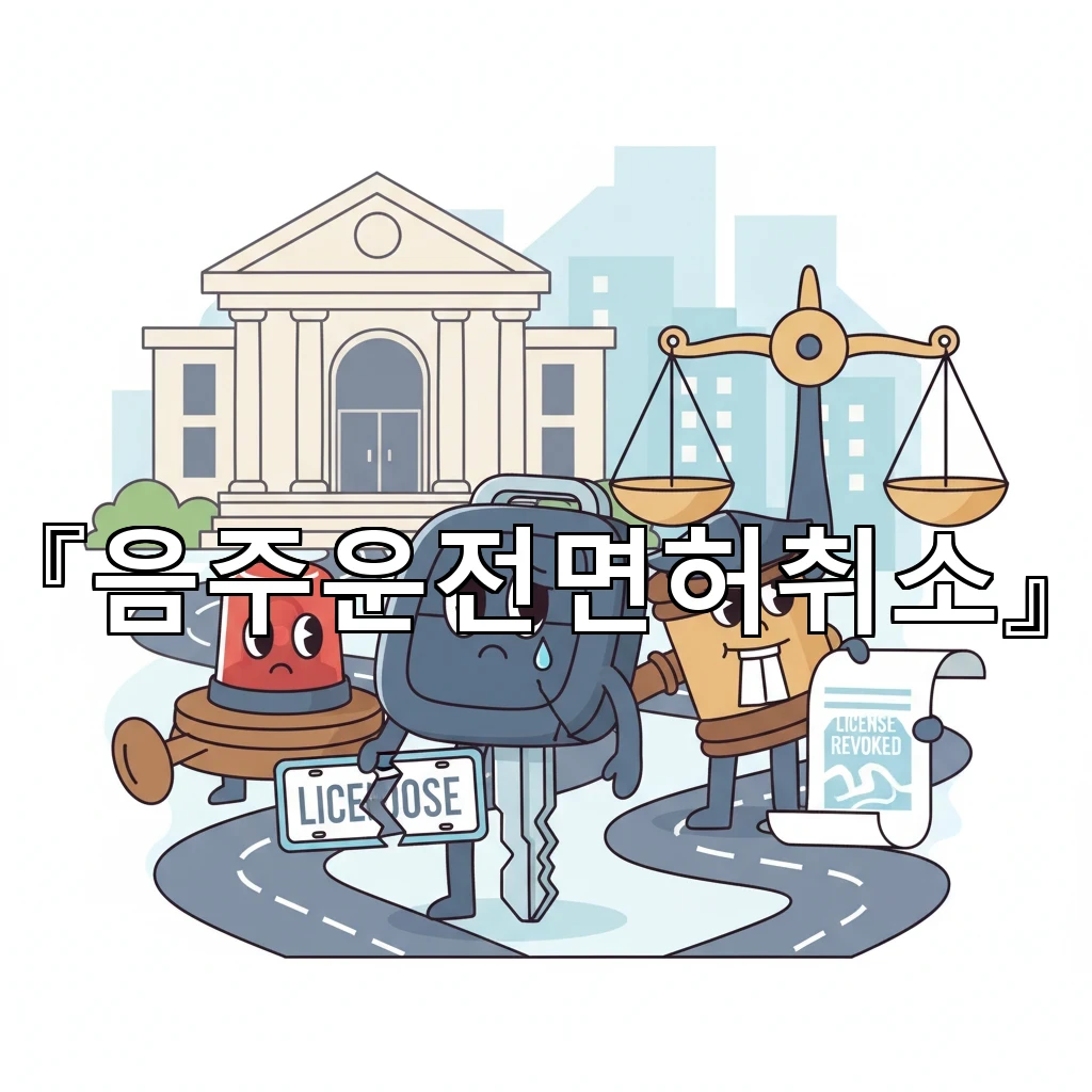 음주운전면허취소 운전경력과 사고유무가 결과에 미치는 실제 영향