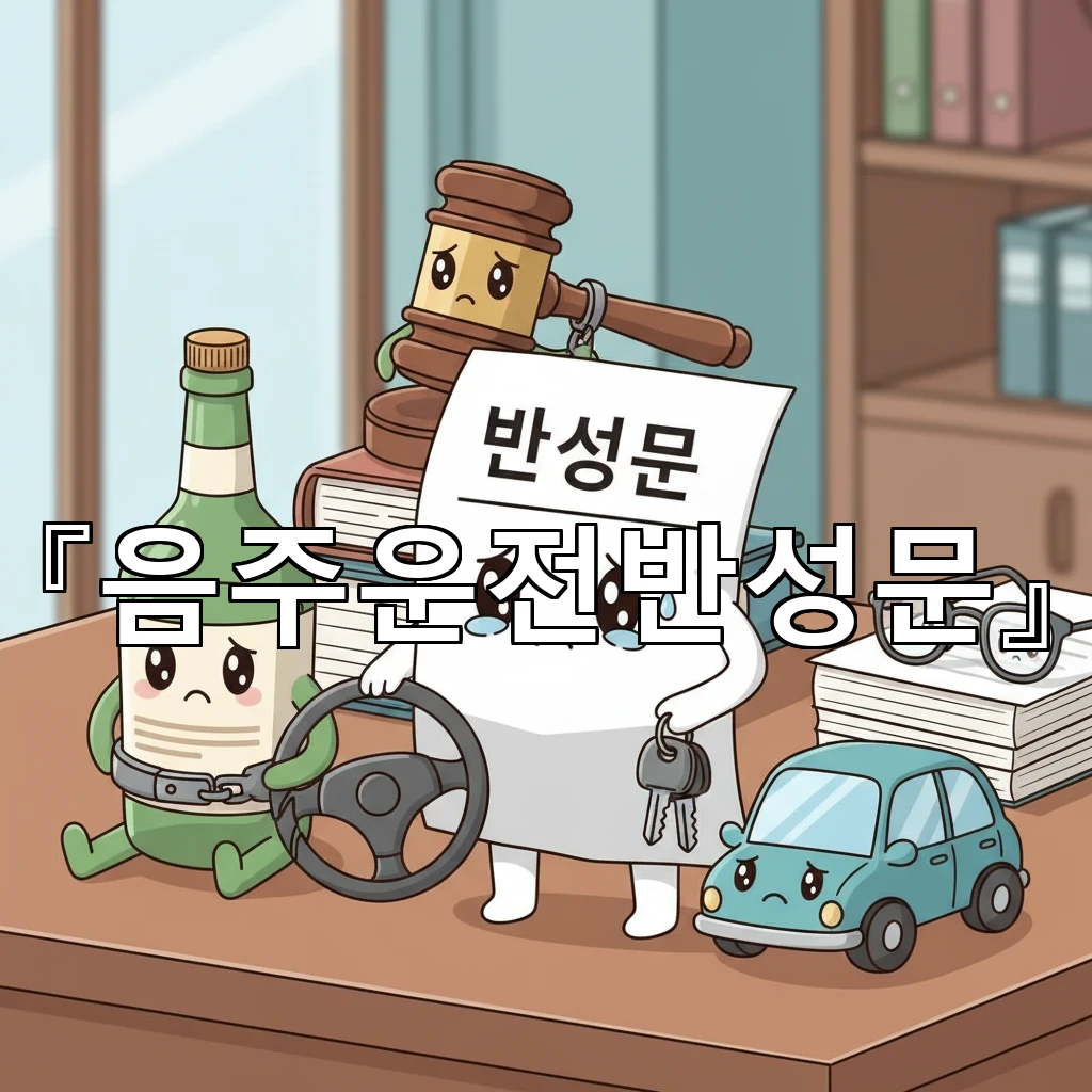 음주운전반성문 탄원서와의 차이를 살려 효과를 높이는 작성 관점