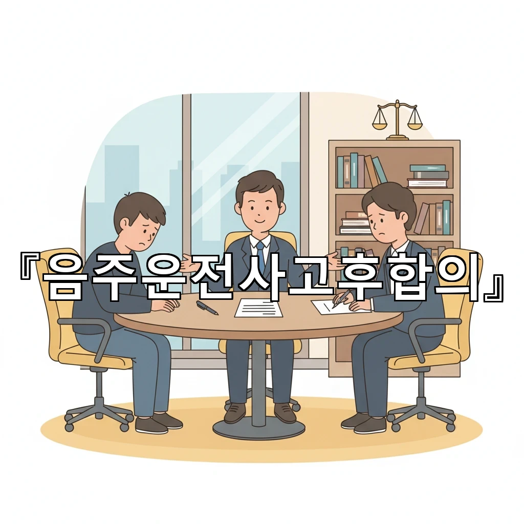 음주운전사고후합의 예상 변동 변수를 읽고 대응 순서를 설계하기