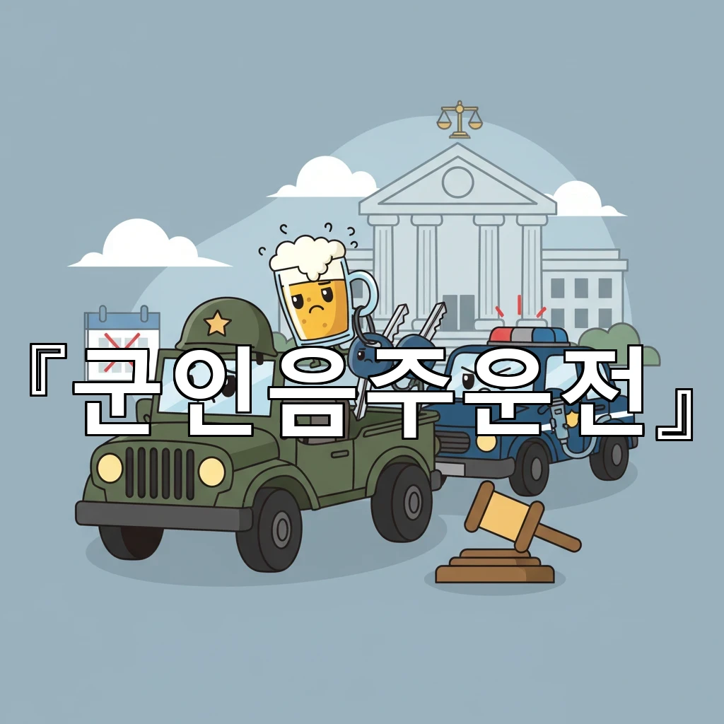 군인음주운전 초범과 재범의 처분 차이와 부대내 대처 전략 안내