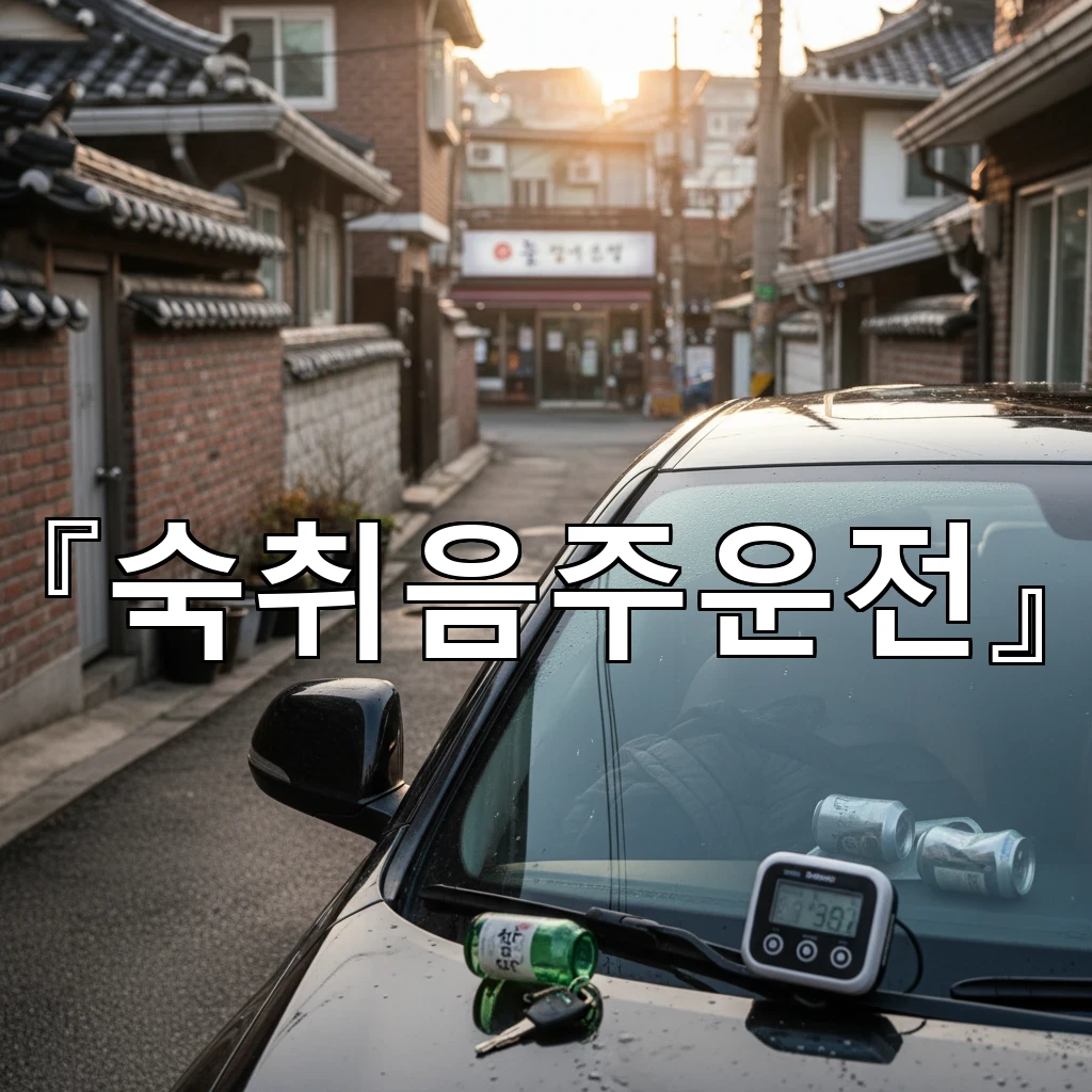 숙취음주운전 아침 해장국 후에도 감지되는 수치 가능성 경계하자