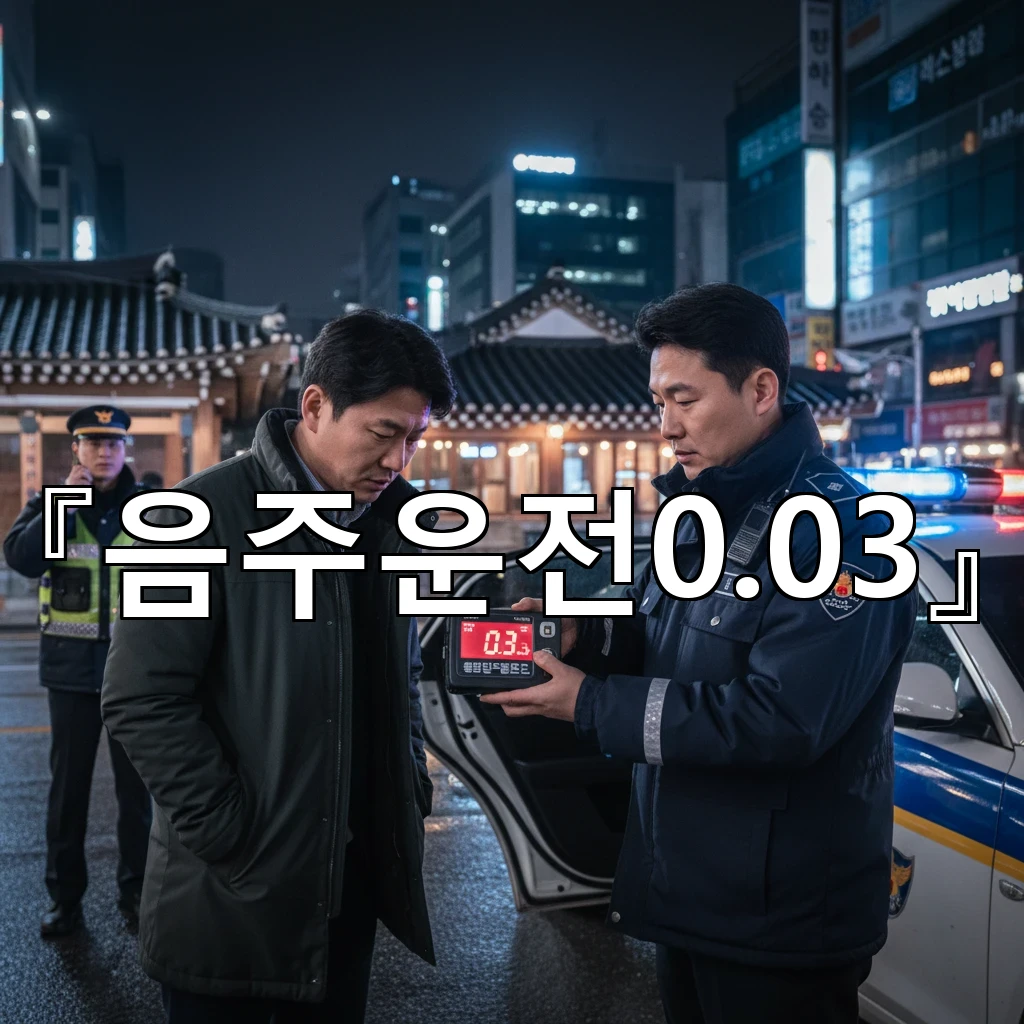 음주운전0.03 초동 단계에서 대화 요령과 사실관계 메모 습관
