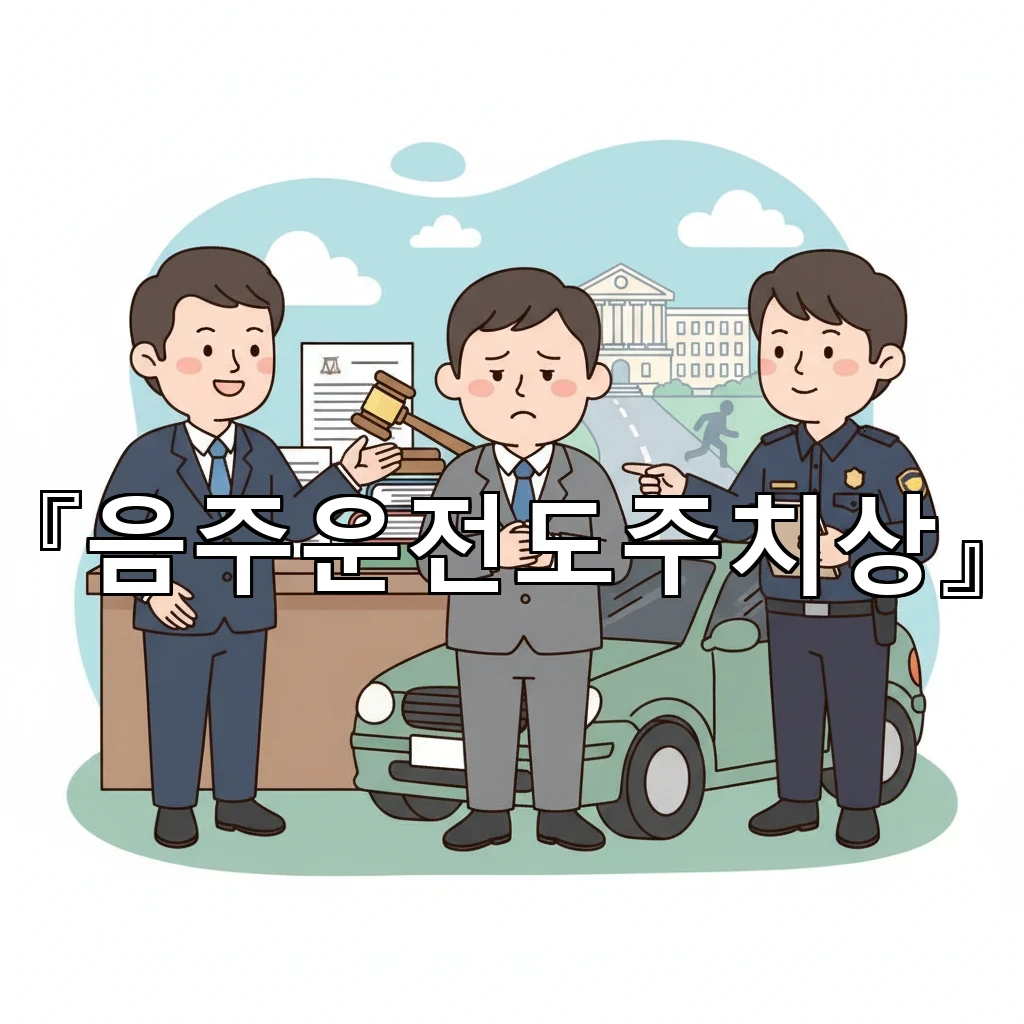 음주운전도주치상 사고 직후 현장 보행자 보호 조치의 실제 쟁점