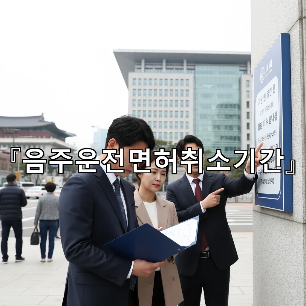 음주운전면허취소기간 갱신 시기와 재응시 절차 핵심만 정리