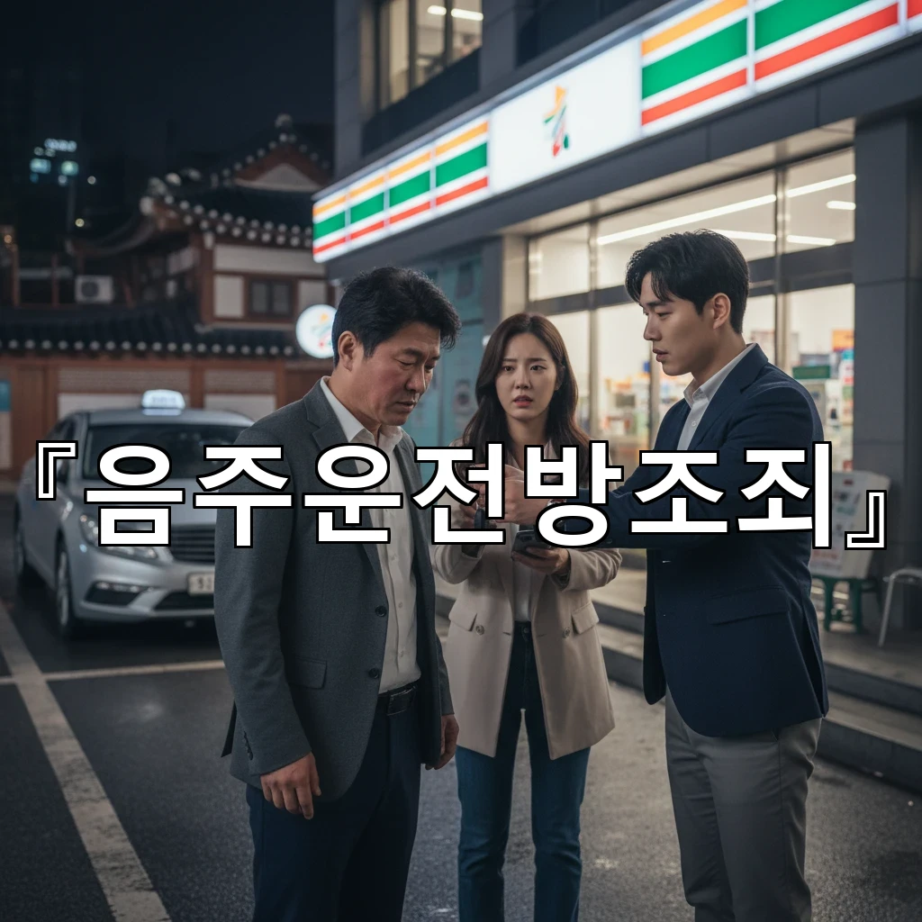 음주운전방조죄 술자리에서의 권유가 처벌로 번지는 현실적 사례