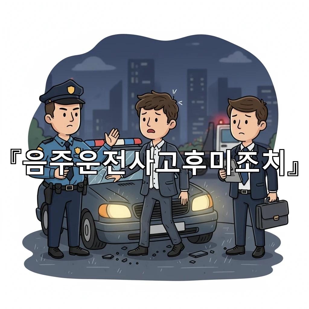 음주운전사고후미조치로 조사받을 때 사건 경위서 문장 구성 팁