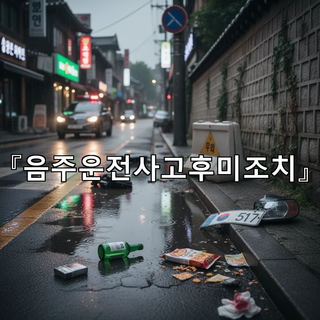 음주운전사고후미조치 방황 끝내는 기록 작성 요령과 심리 진정법