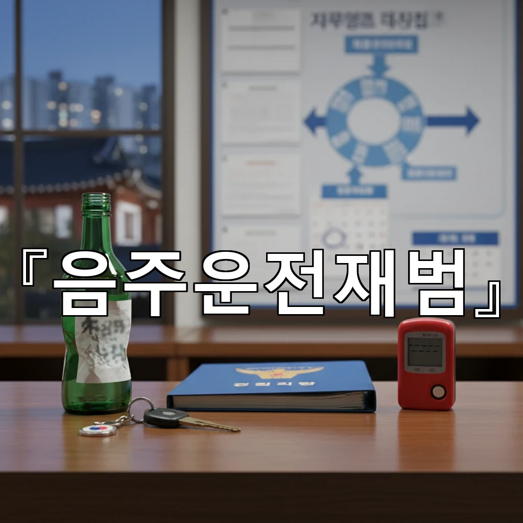 음주운전재범 오늘 회식 자리에서 안전 귀가 동선을 미리 그린다