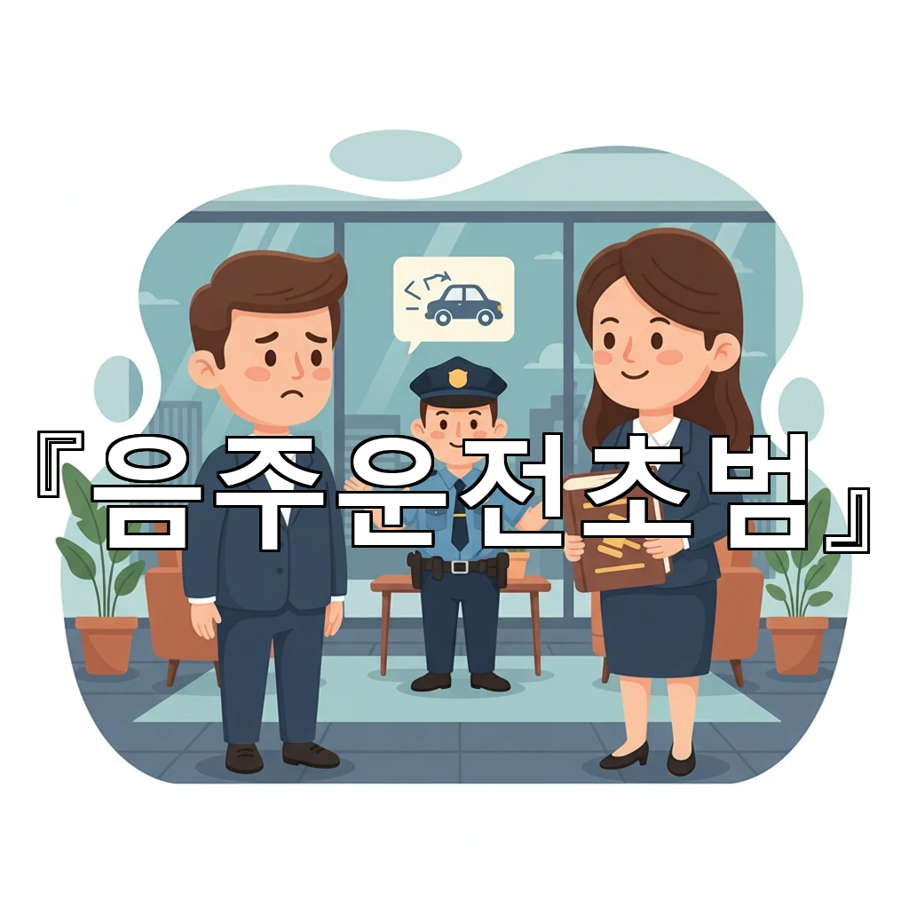 음주운전초범 단속 현장부터 귀가 이후까지 차분한 절차 안내