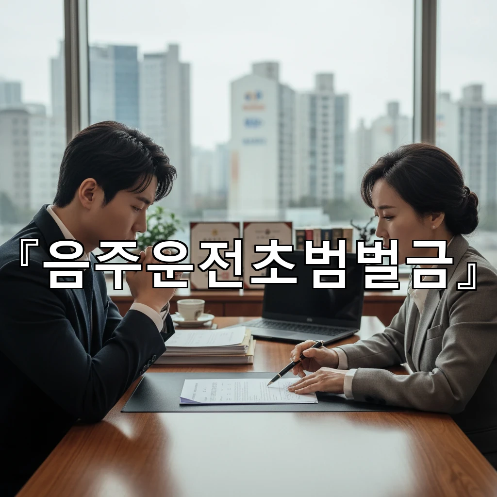 음주운전초범벌금 초반 연락 온다면 어떤 말부터 피하고 대응할지