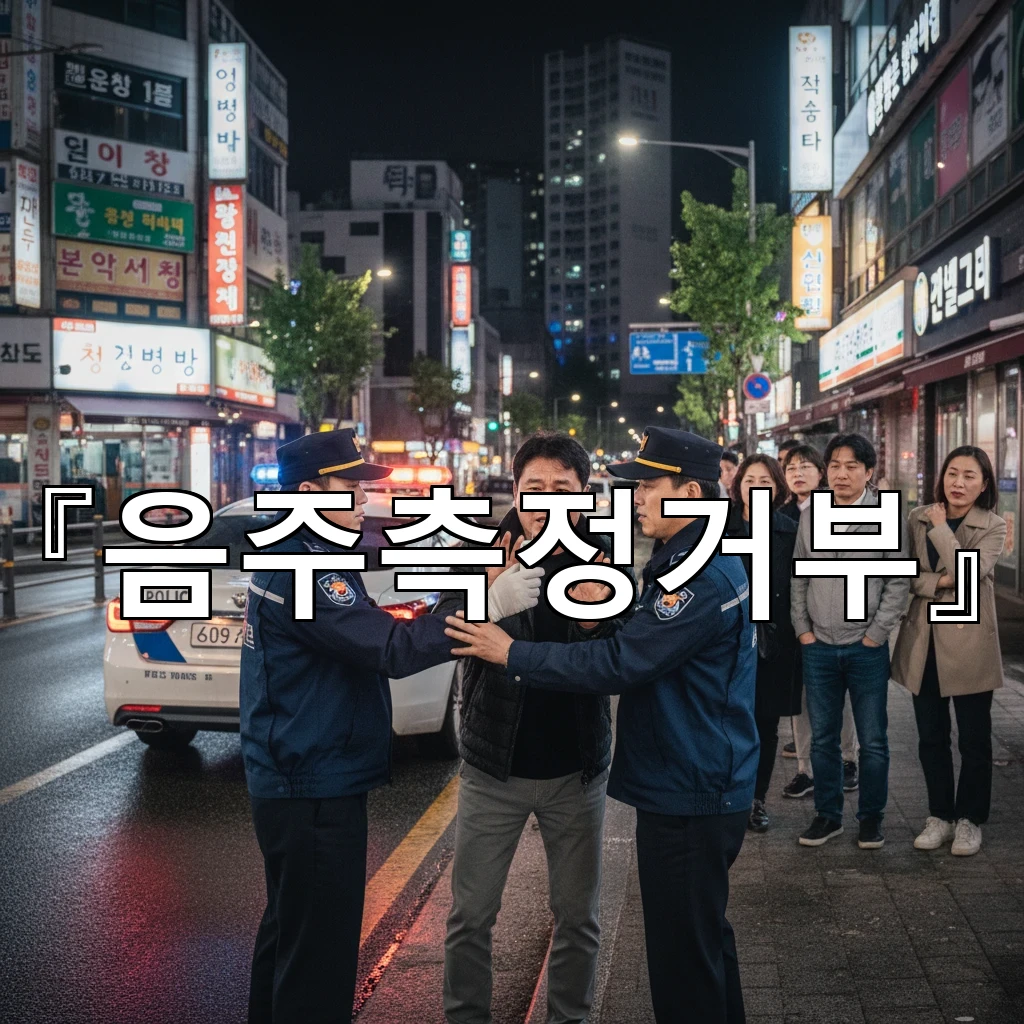 음주측정거부 퇴근길 우연한 검문 상황에서 침착함을 지키는 요령