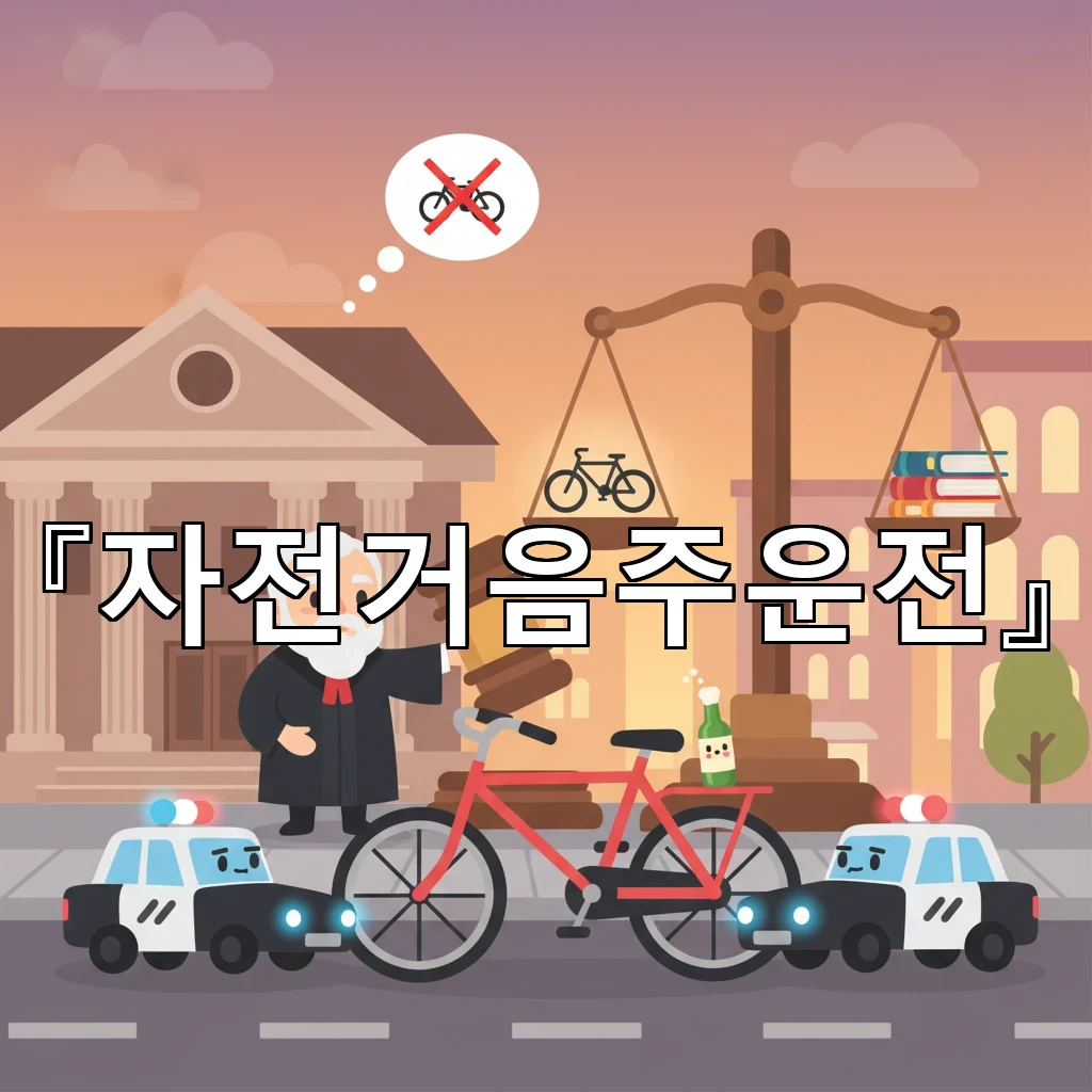 자전거음주운전 야간 하천도로에서 멈춰야 할 순간을 분별하는 법