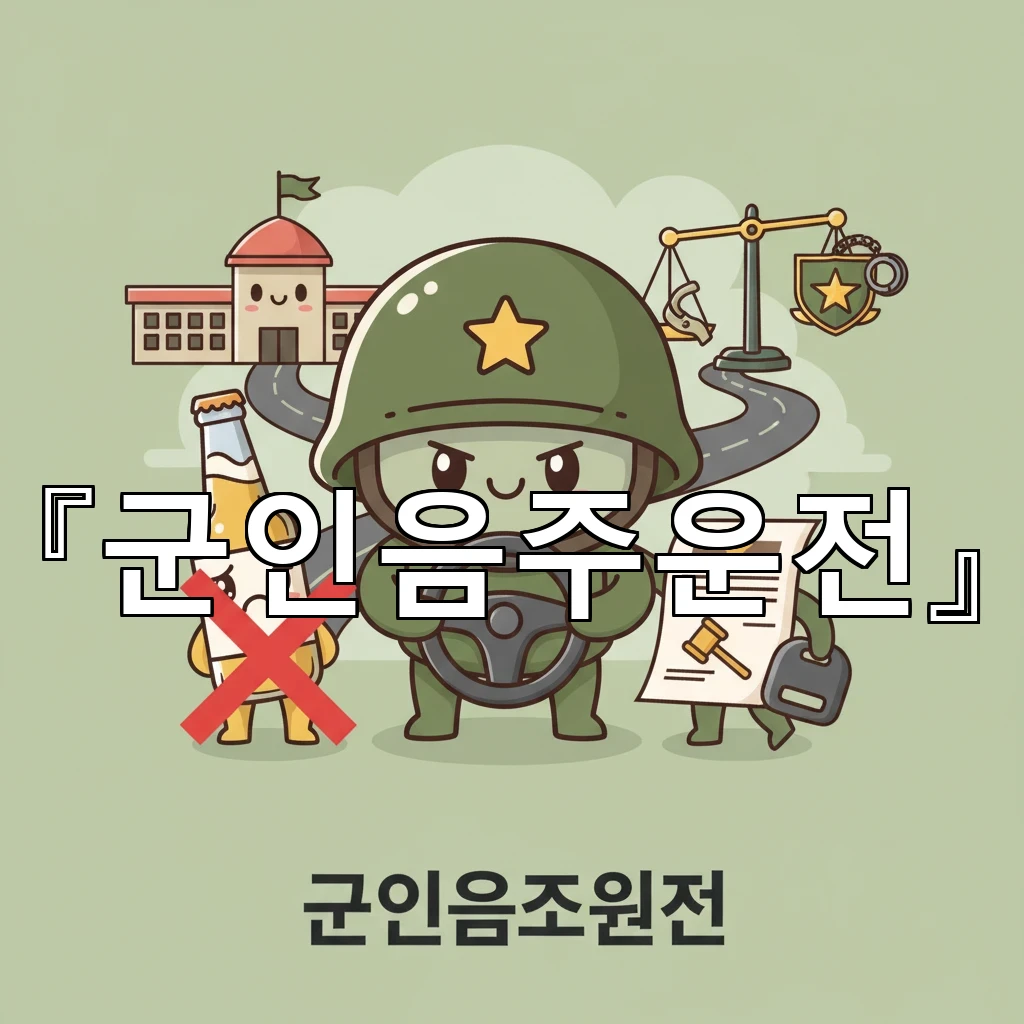 군인음주운전 발생 시 군사경찰 조사 전 알아둘 방어 순서 정리