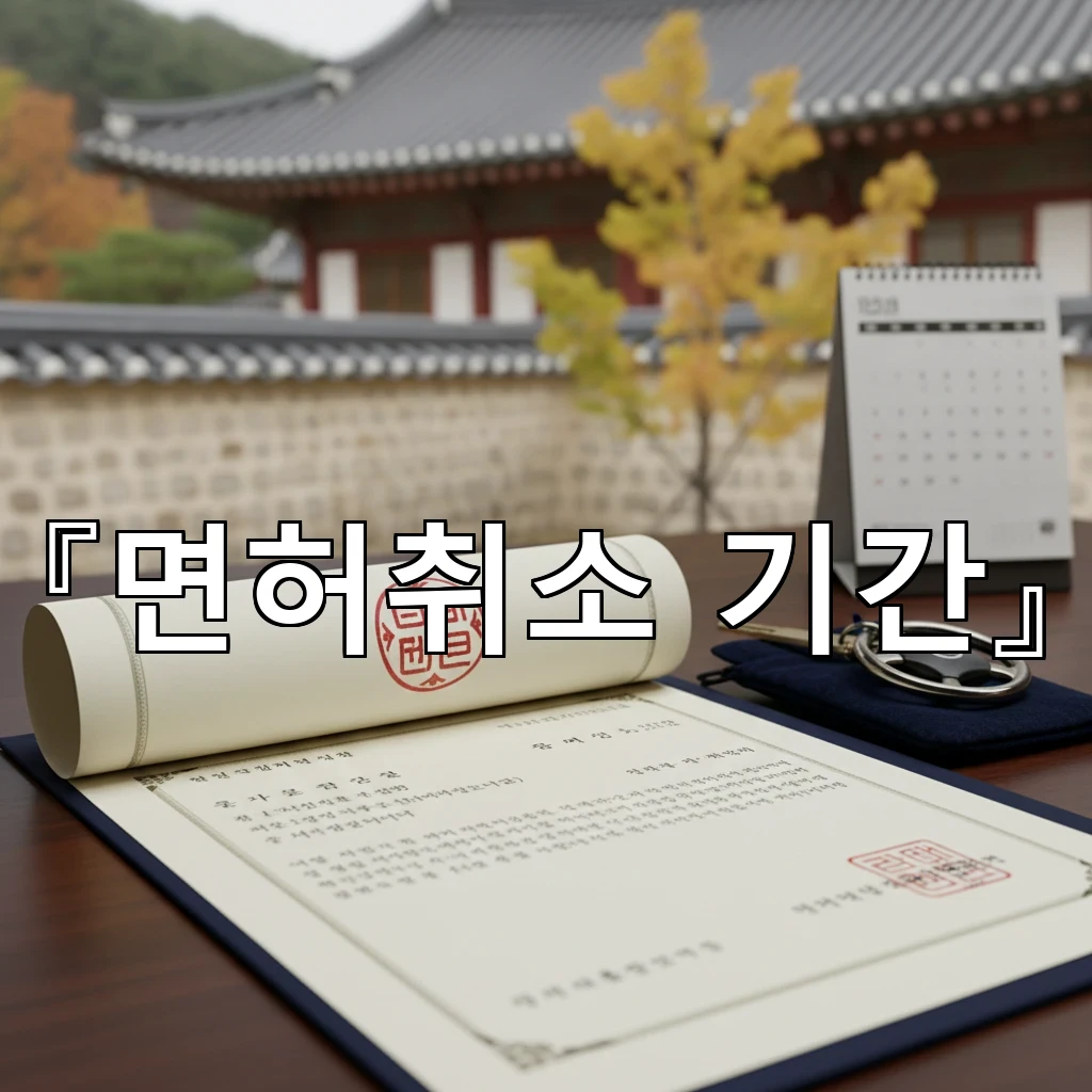 면허취소기간 계산부터 시작하는 행정처분 기준과 예외 사례