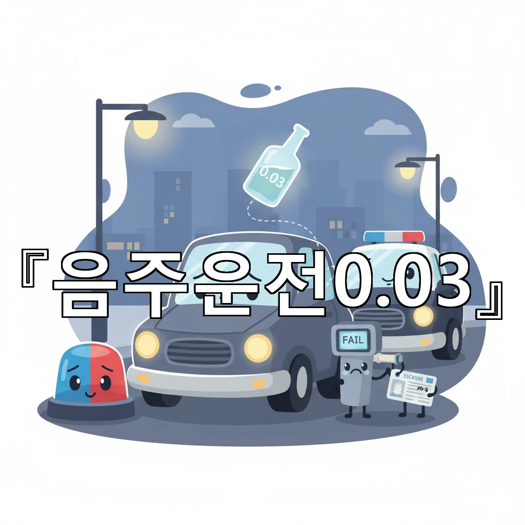 음주운전0.03 수치가 낮아도 처벌 기준이 달라지는 지점 정리