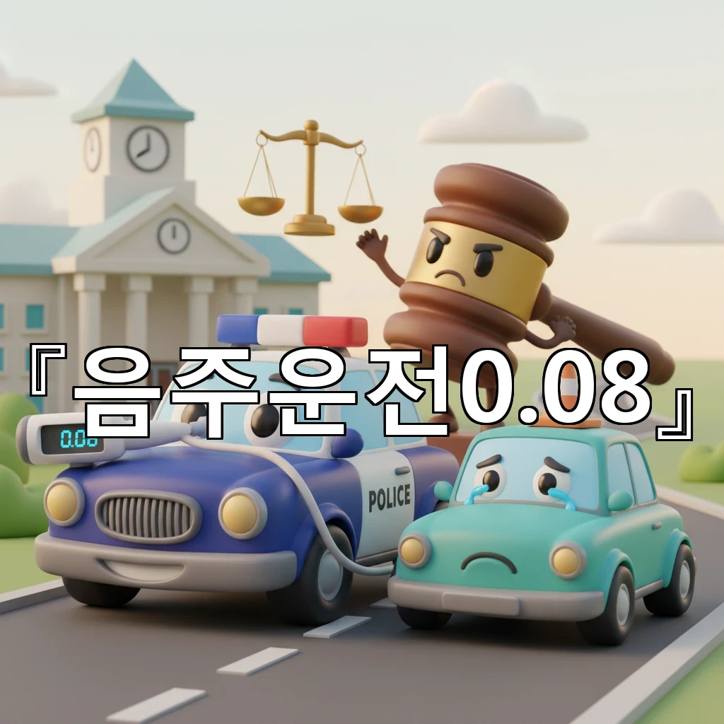 음주운전0.08 수치가 나오면 처벌 수위가 어떻게 달라지는지