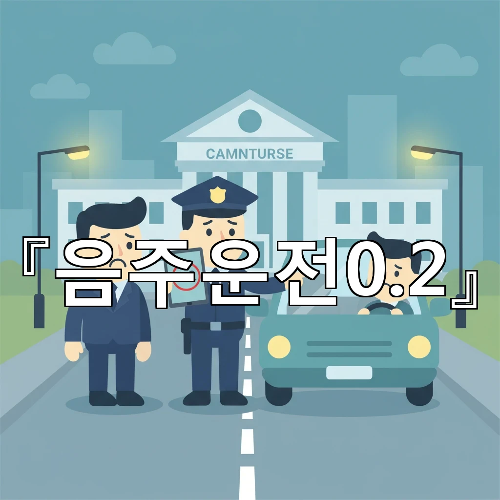 음주운전0.2 혈중알코올 수치가 높을 때 처벌이 달라지는 기준