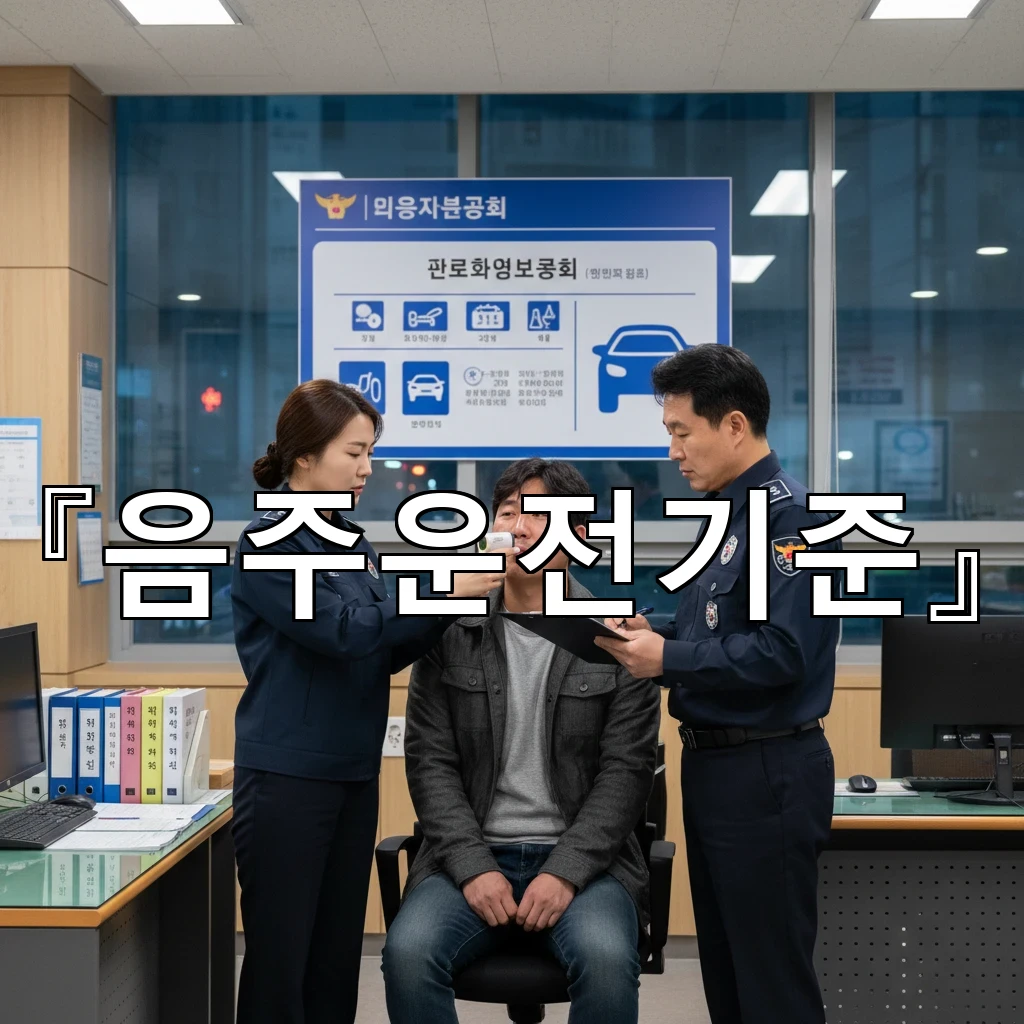 음주운전기준 초과 여부가 갈리는 순간을 위한 혈중알코올 이해법