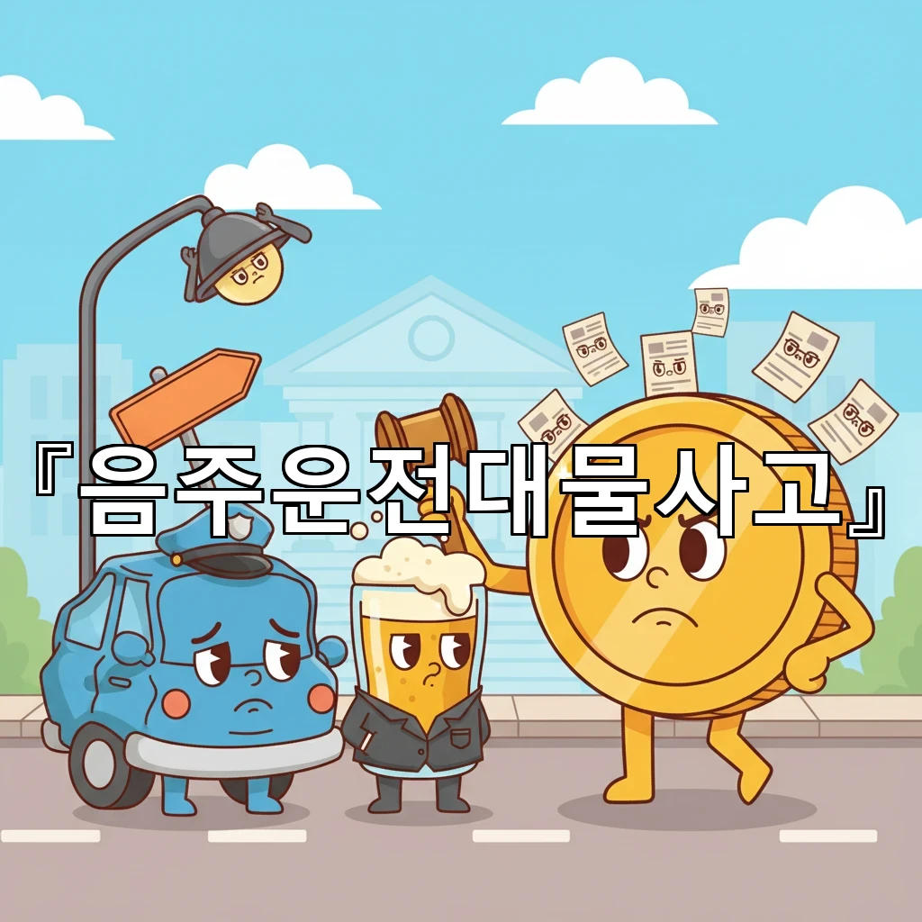 음주운전대물사고 운전자에게 불리해지는 진술 태도와 말실수 예방