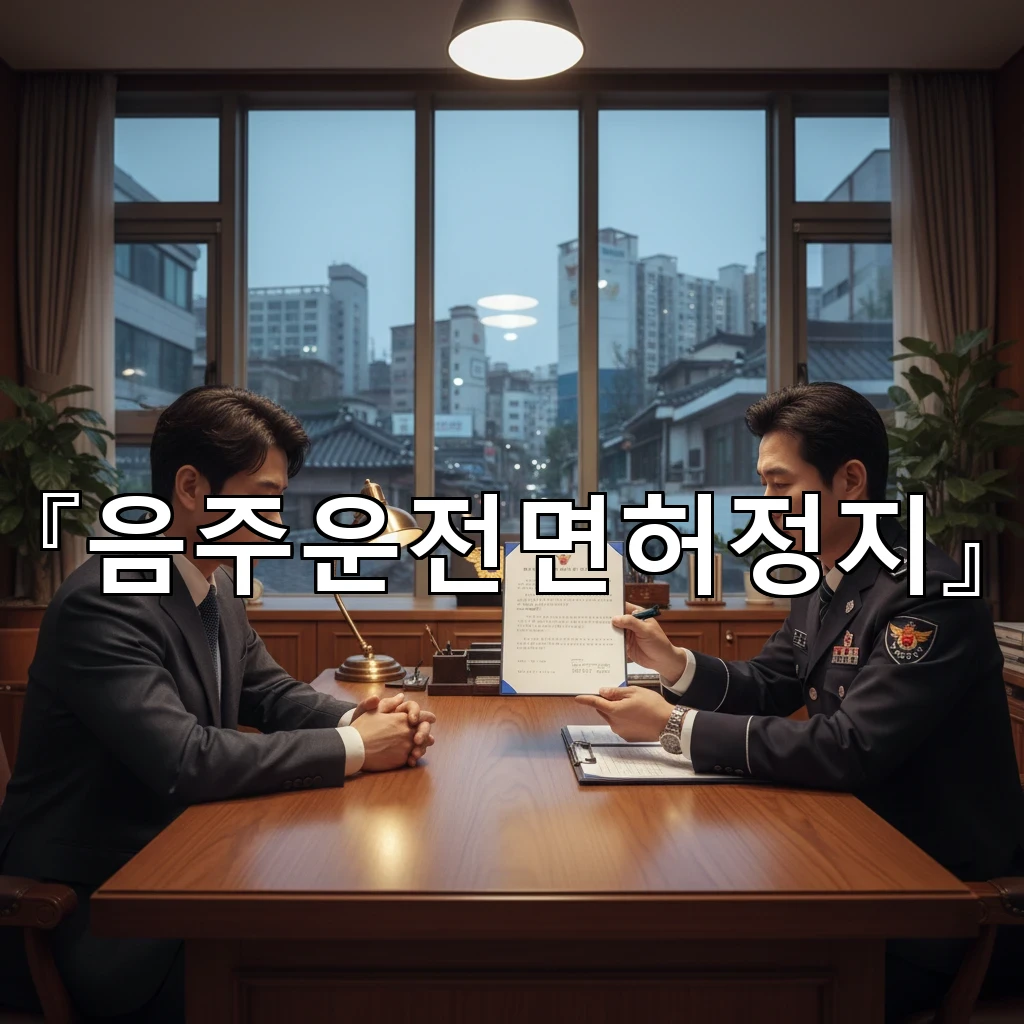 음주운전면허정지 처분 기준과 기간 산정이 달라지는 경우들