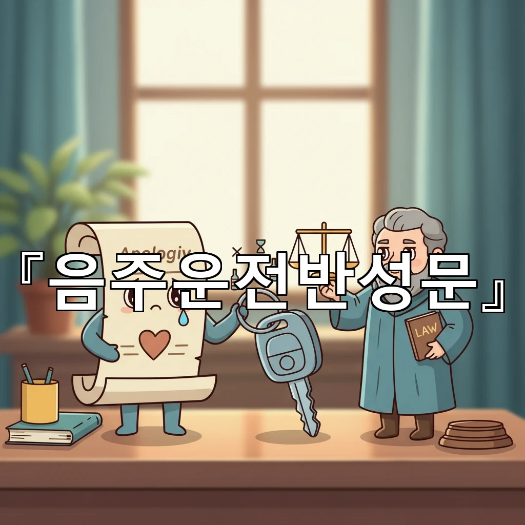 음주운전반성문 법원 제출 전 반드시 점검할 문장과 단락 구성표