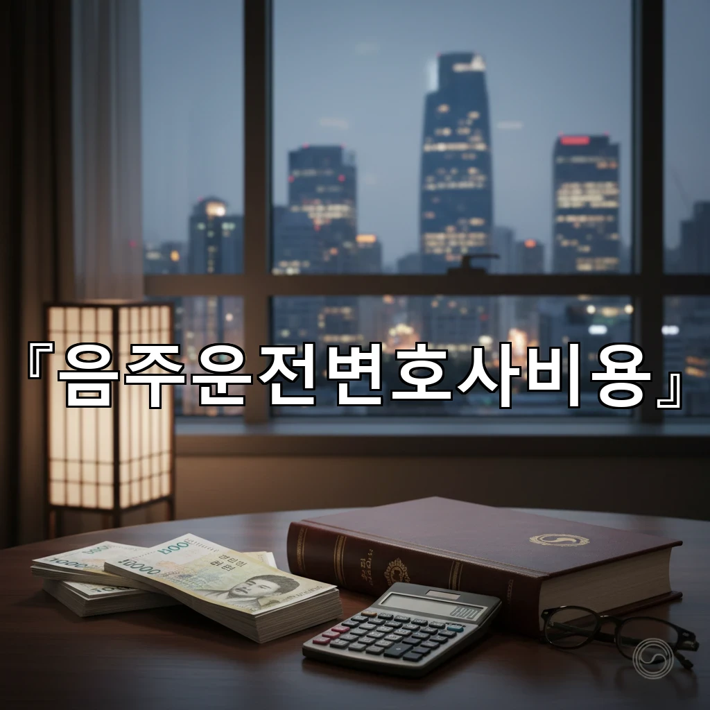 음주운전변호사비용 상담 전에 꼭 확인할 질문 목록과 준비서류