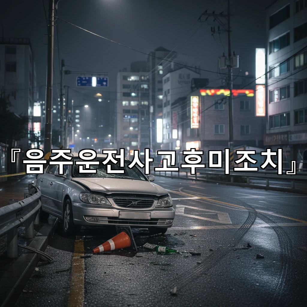 음주운전사고후미조치 경찰 출석 전 사실관계 자가점검 체크리스트