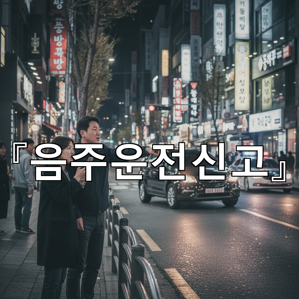 음주운전신고 주차장 내 의심 차량 발견 시 확인 순서와 주의점