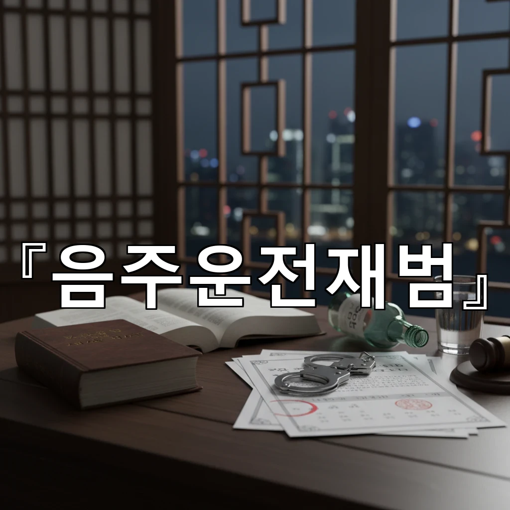 음주운전재범 단속 이후 경찰 조사에서 진술을 정리하는 요령