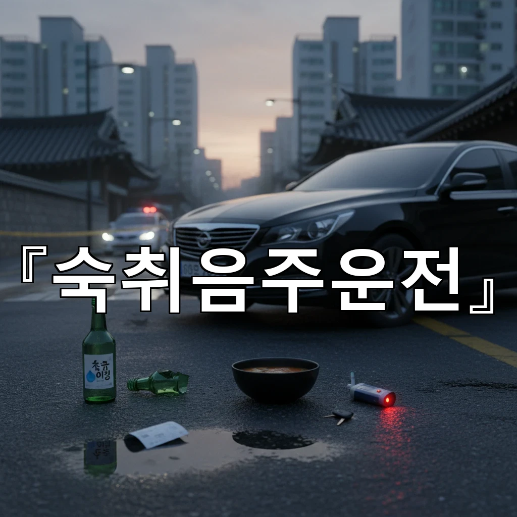 숙취음주운전 혈중알코올은 남는데 몸은 멀쩡해 보일 때의 함정