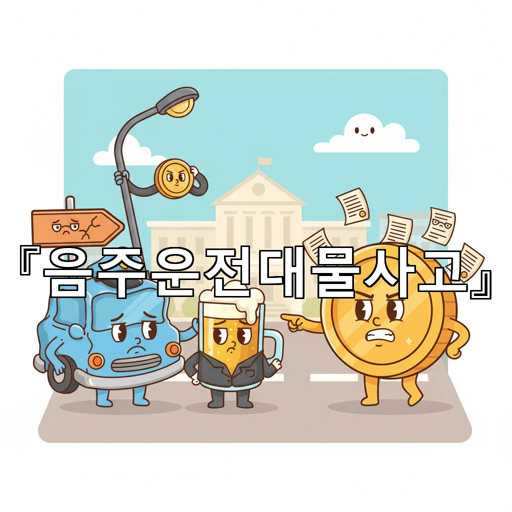 음주운전대물사고 현장 사진과 목격자 확보로 분쟁을 막는 핵심