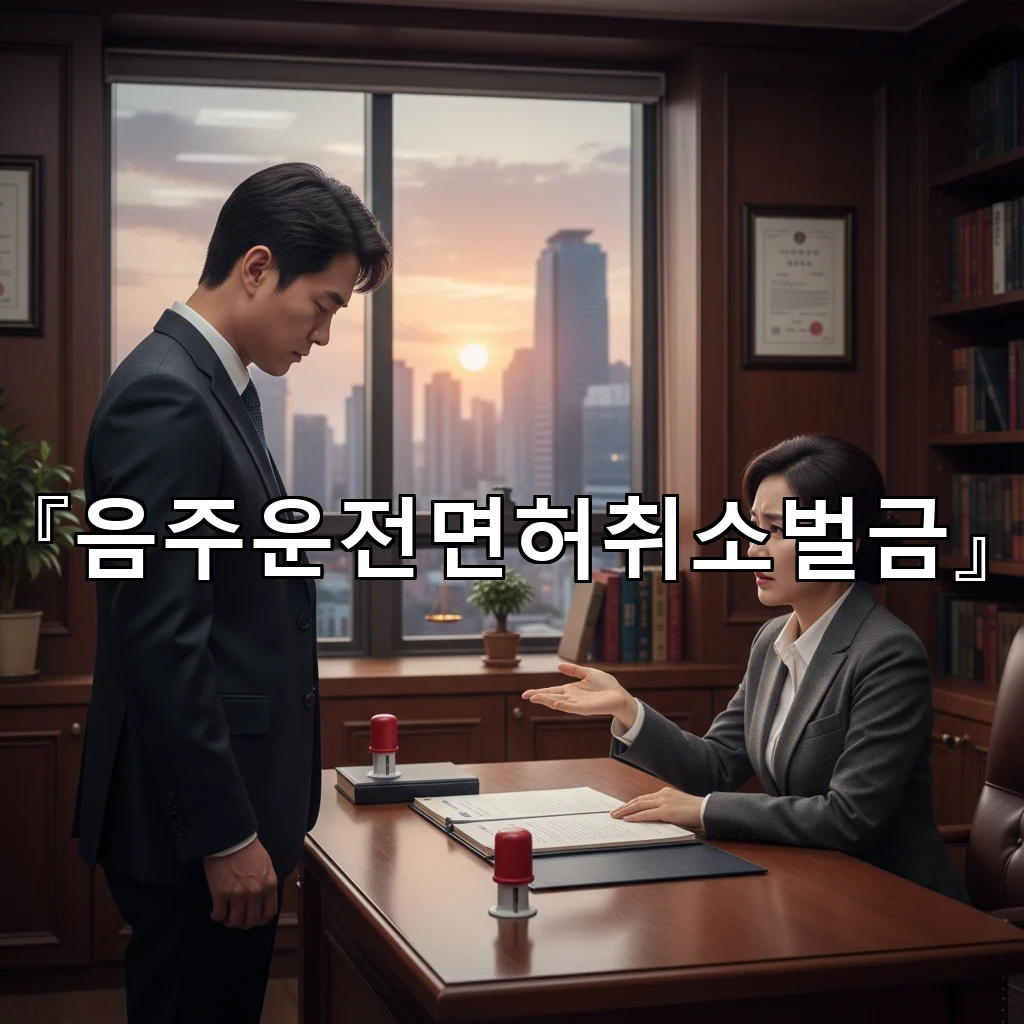 음주운전면허취소벌금 구속 위험을 낮추려면 어떤 자료가 필요한가