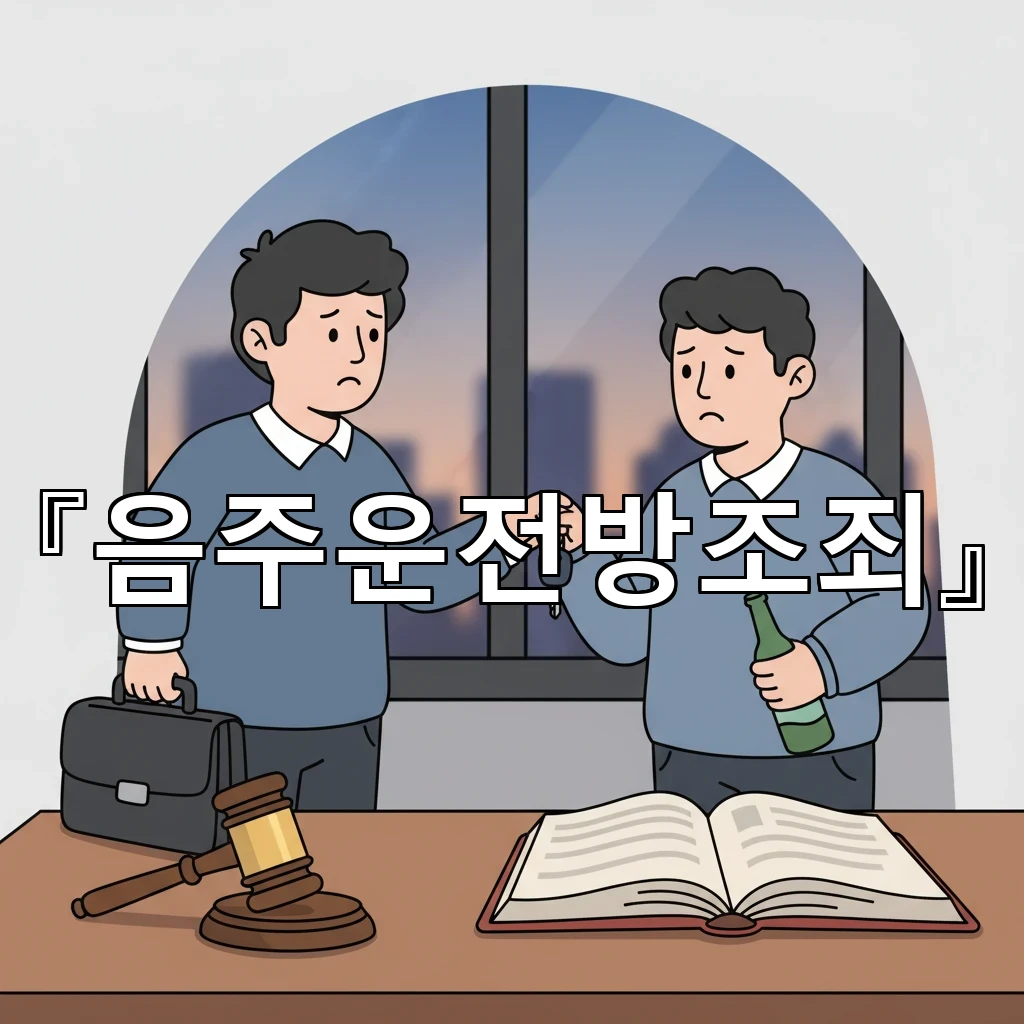 음주운전방조죄 차를 잠깐 빌려준 행동이 문제되는 이유와 대응