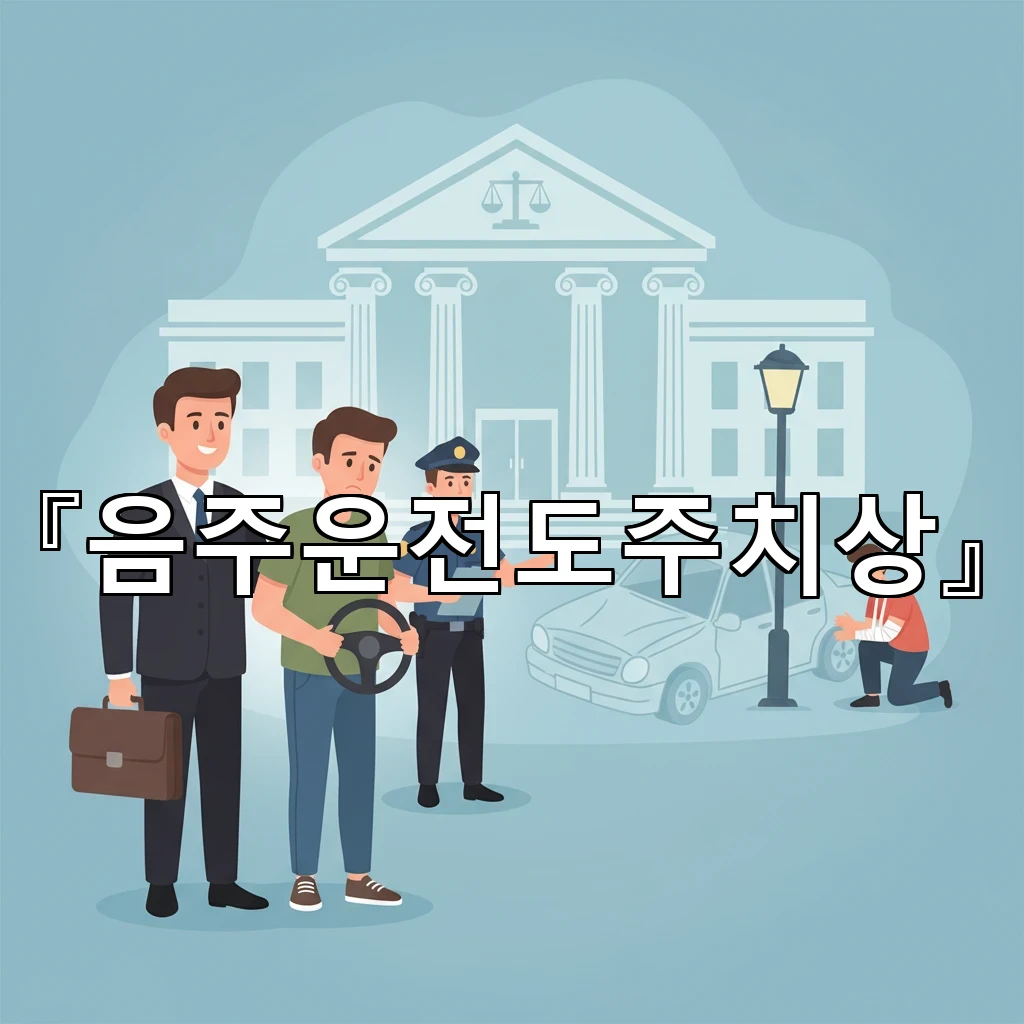 음주운전도주치상 현장 이탈 후 자수 선택이 결과를 바꾸는 기준