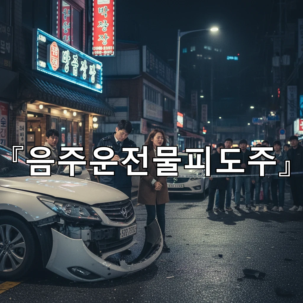 음주운전물피도주 발생 직후 휴대폰 기록과 위치 이력 보존 체크