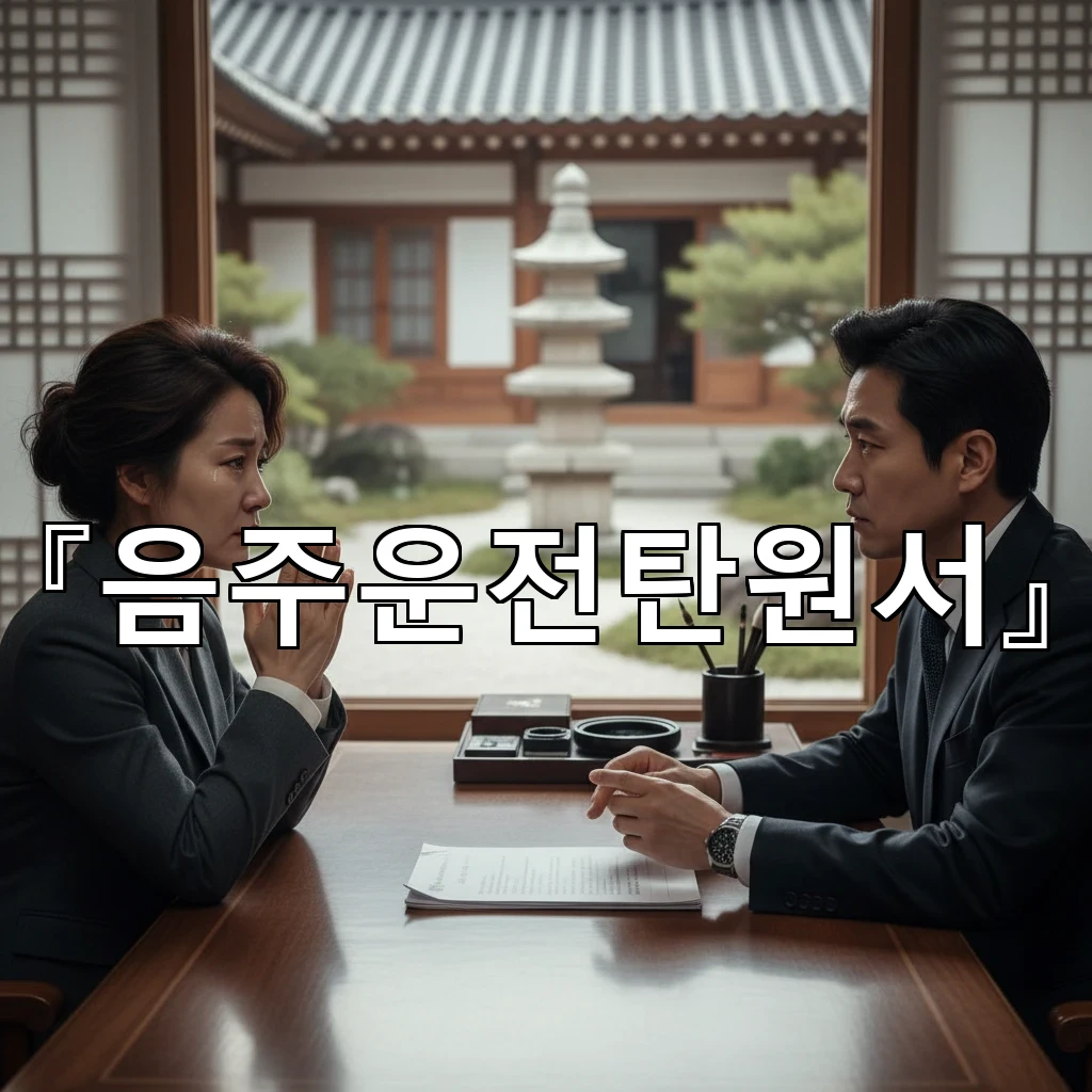 음주운전탄원서 재판부가 궁금해하는 생활 변화 근거를 채우는 법