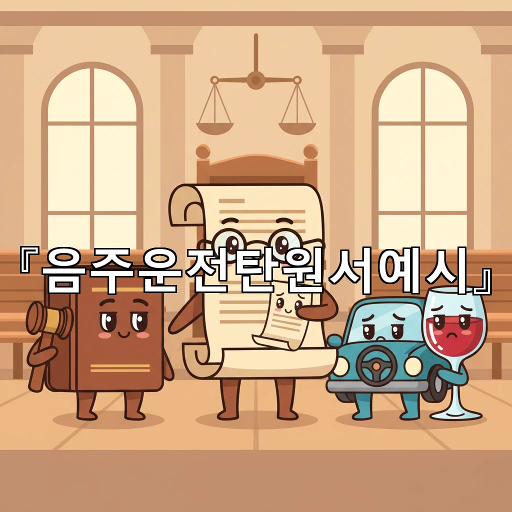 음주운전탄원서예시 피해가 없던 사건이라도 빠지면 위험한 문장들