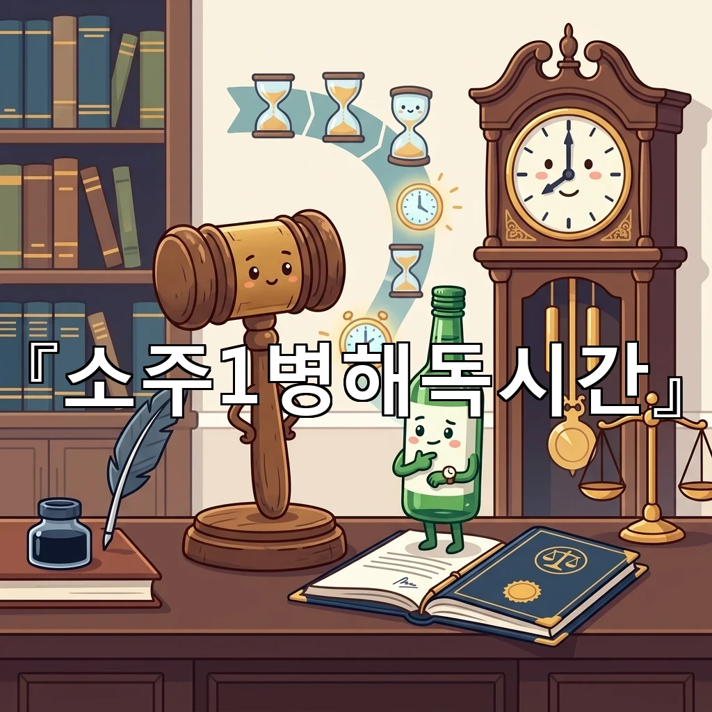 소주1병해독시간 다음 날 아침을 가볍게 여는 준비 습관 정리