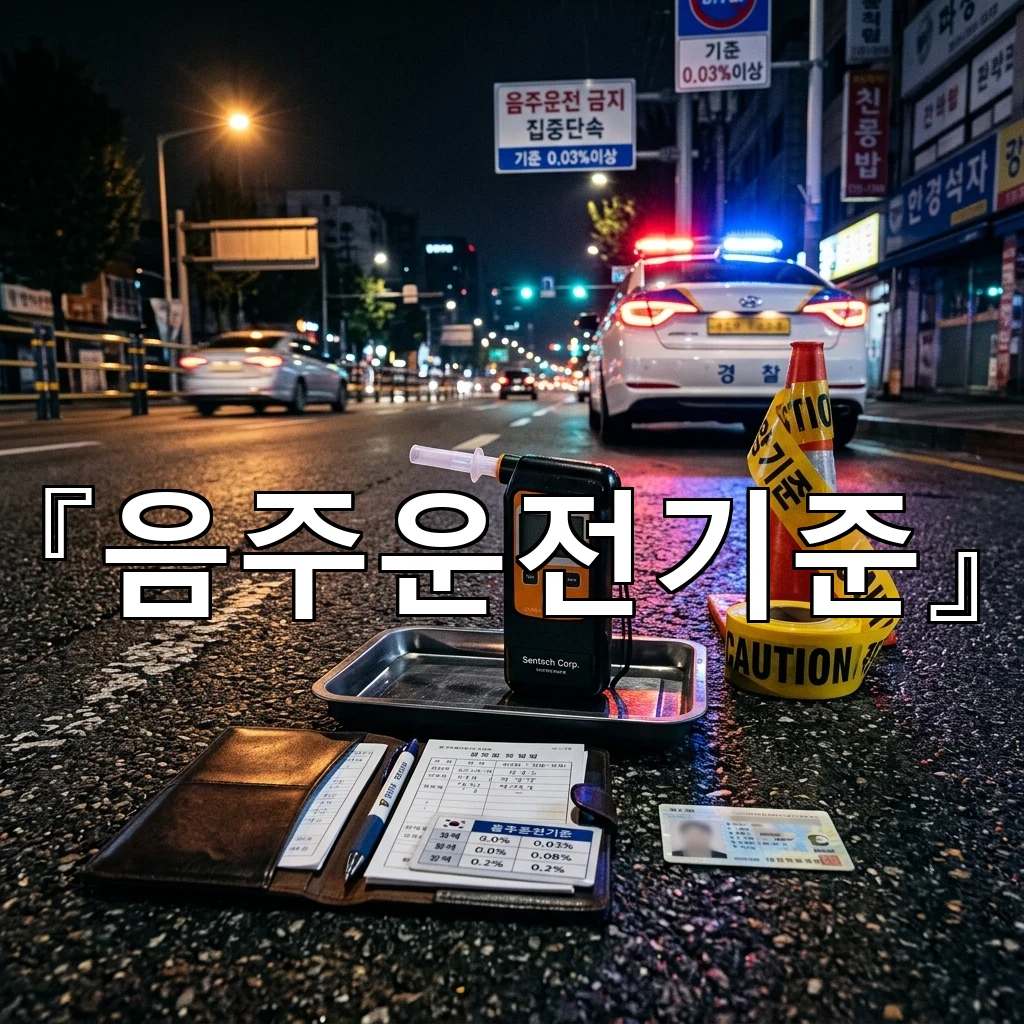 음주운전기준 오늘 달라진 해석을 일상 언어로 풀어보는 길잡이