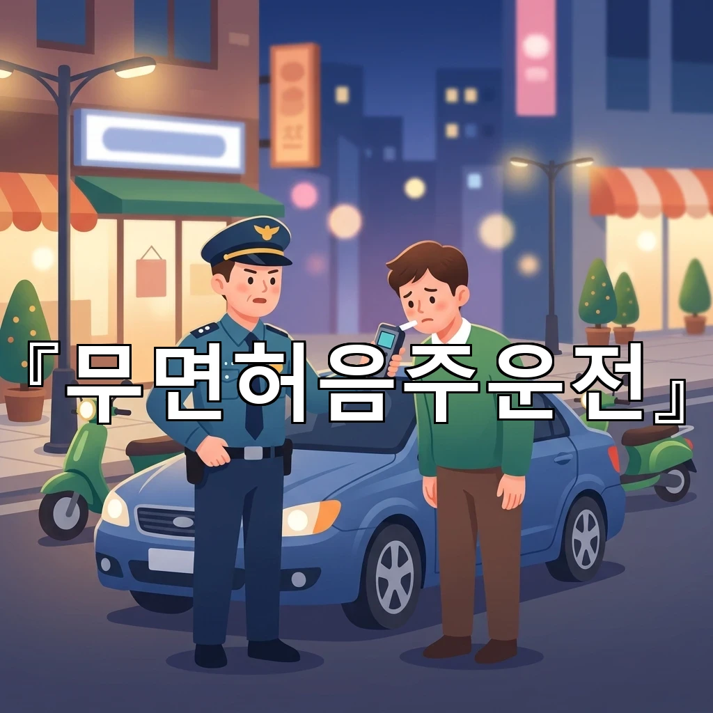 무면허음주운전 낯선 통보를 받았을 때 먼저 살필 메모의 순서