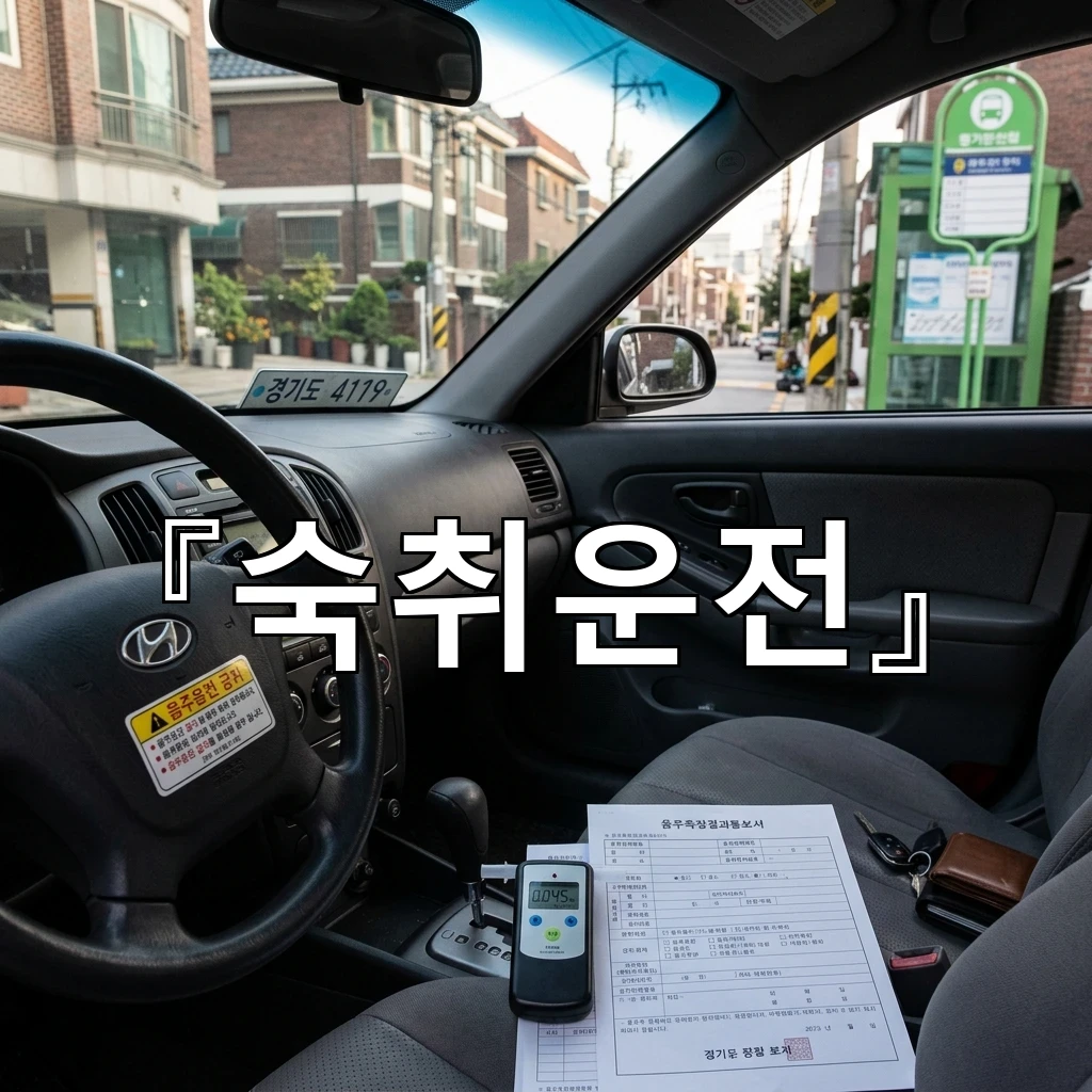 숙취운전 아침 세차장 들른 사람도 놓치지 않는 몸의 신호들
